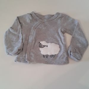 Grey long sleeve top